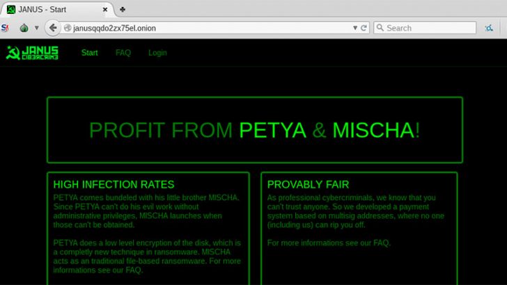 Petya and Mischa RaaS open to distributors