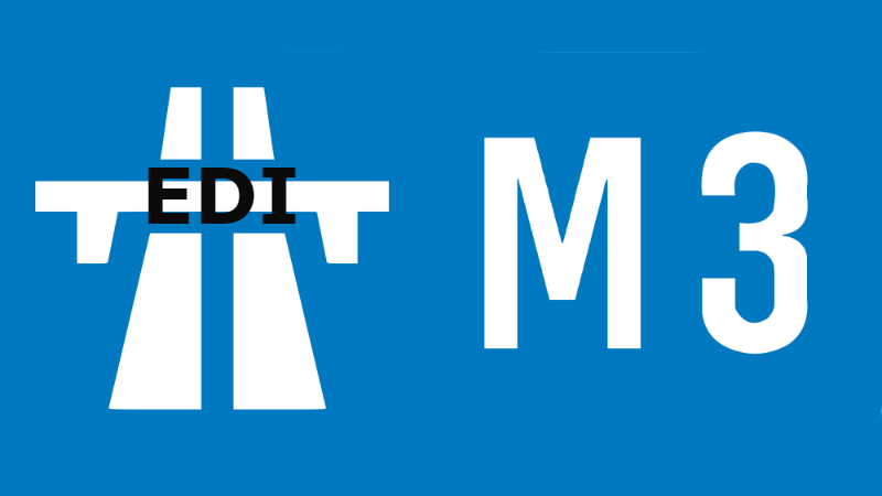 EDI Managed on M3 By User:Max Naylor (Own work) [Public domain], via Wikimedia Commons