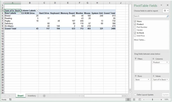 pivot table add in excel pivot table add in excel