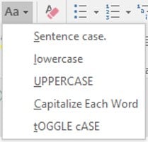 how to open change case in word how to open change case in word