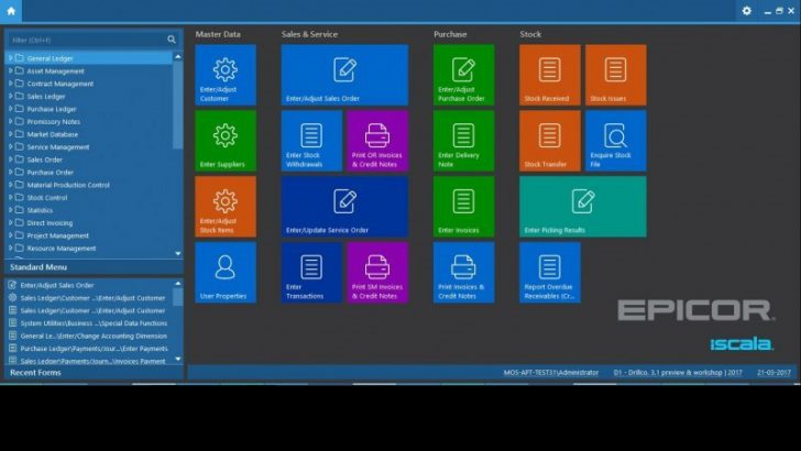 Epicor announces iScala 3.1 with a new user interface (Image credit Epicor)