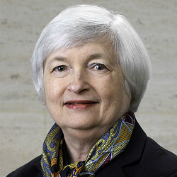 Janet Yellen Chairman of the Fed at Federal Reserve System Image By United States Federal Reserve [Public domain], via Wikimedia Commons