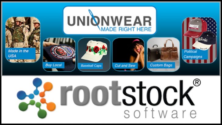 Unionwear is underpinned by Rootstock ERP