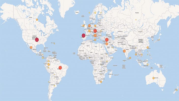 RoughTed Infection Map