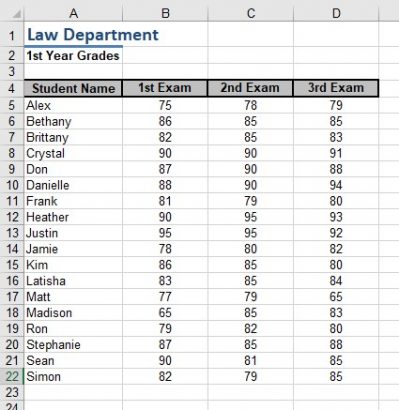 Basic Sheet