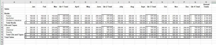 Basic outline sheet