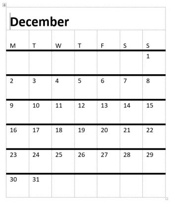 Calendar 1