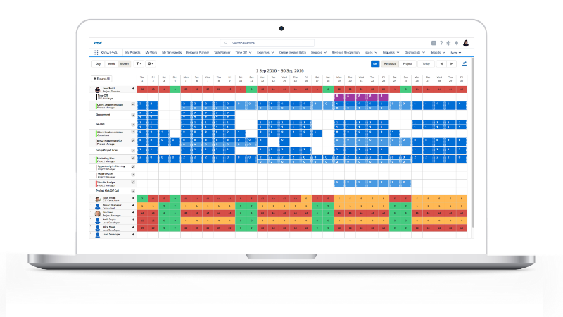 Krow Software screen planner (Image source https://krowsoftware.com/product/)