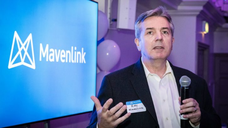 Ray Grainger at the MavenLink London opening celebration (Image credit Mavenlink on Facebook)