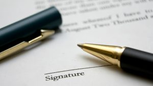 To sign a contract Image credit FReeimages.com/shho