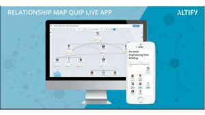 Altify Relationship Map Quip Live App (Image credit: Altify)