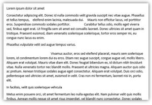 soft return symbol in word