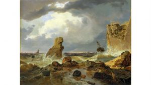 andreas achenbach painting ship rocks https://pixabay.com/en/andreas-achenbach-painting-art-91572/ (Imagecredit uploads to Pixabay by 12019