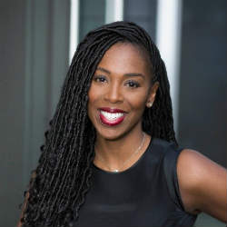 Ebony Frelix, SVP Philanthropy and Engagement, Salesforce.org (Image credit Linkedin) (c) 2018
