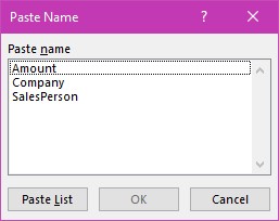Paste Name