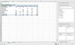 Pivot Table Report