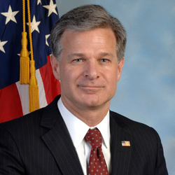 Christopher A Wray, Director, FBI