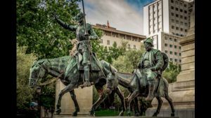 Tilting, Cervantes, Don Quixote Image credit Pixabay/ddzphoto