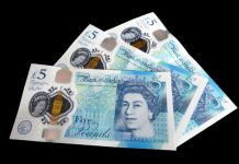 Clear Books Micro adds pay now option Five pound note cash Image credit pixabay/InspiredImages