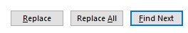 Replace Replace all and Find Next