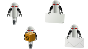 Robot mail, Image credit pixabay/Clker-free-vector-images