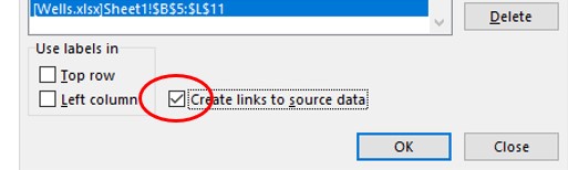 Filled in Dialog Box