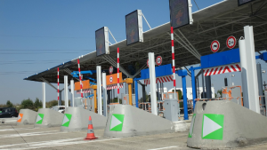 Toll booths