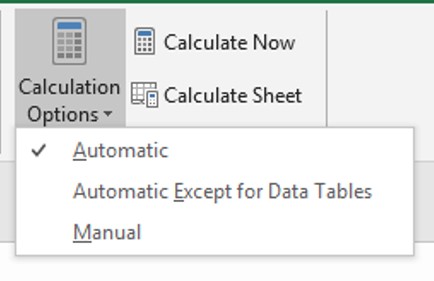 Calculation List