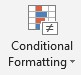 Conditional formatting tool