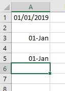 different dates