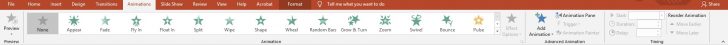 Animation Tab