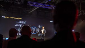 Jens Amail on stage at SAP InnovationX (c) 2019 SAP