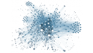 Graph representing the metadata of thousands of archive documents, documenting the social network of hundreds of League of Nations personals. By Martin Grandjean [CC BY-SA 3.0 (https://creativecommons.org/licenses/by-sa/3.0)], via Wikimedia Commons