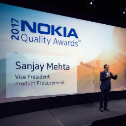 Sanjay Mehta, Vice President Procurement, Nokia.