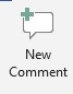 new comment tool