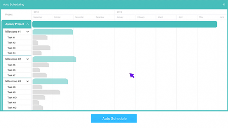 Forecast Auto Schedule screen shot