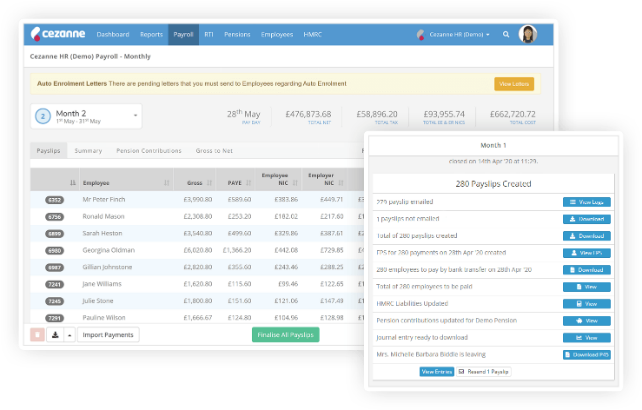 Cezanne HR-Payroll-Digital-payslip (c) CezanneHR