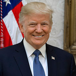 Donald Trump, President, United States (Image Credit: Official White House Photo by Shealah Craighead)