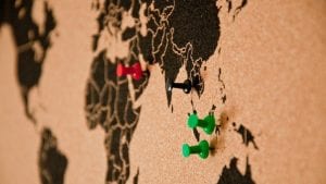 Asia Map Pins Image by athree23 from Pixabay 