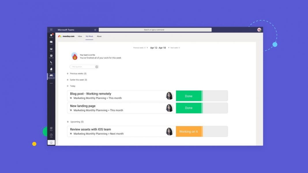 integrates to Microsoft Teams