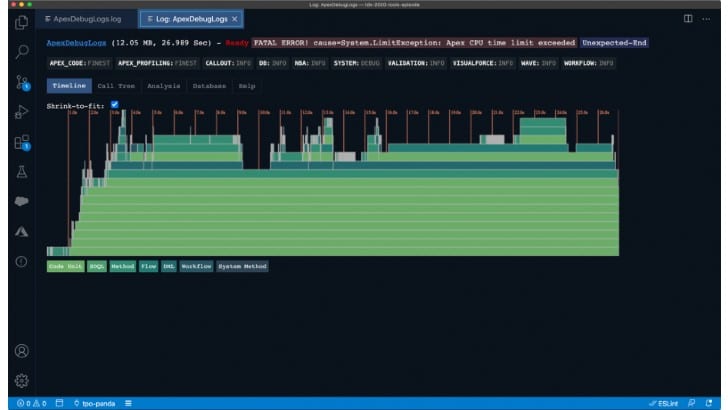 Apex Log Analyzer screenshot