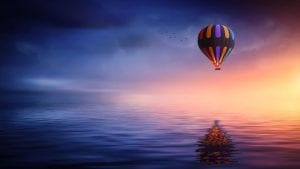 Briggs RISE Hot air balloon Dawn Image by Bessi from Pixabay 