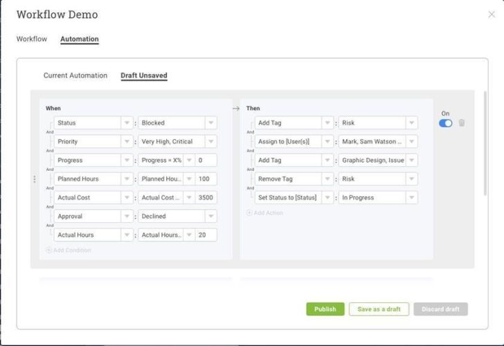 ProjectManager Workflow Automation (c) 2022