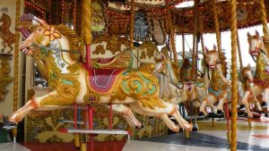 Merry go round Image by PublicDomainPictures from Pixabay