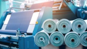 Textile bolts at Tosunoğlu factory, (c) 2023 Tosunoğlu 