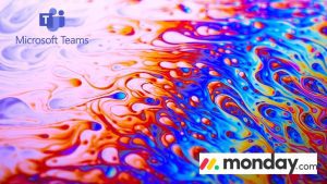 Microsoft Teams, monday.com abstract Image by Michaela, at home in Germany • Thank you very much for a like from Pixabay