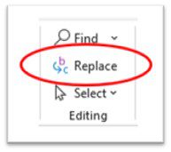 Replace tool