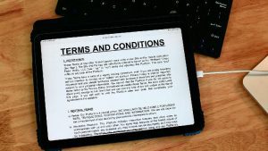 Terms and Conditions, T&C Contract Image by Sergei Tokmakov, Esq. https://Terms.Law from Pixabay