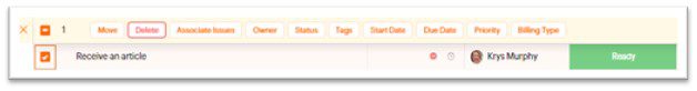 Assigning toolbar