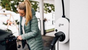 go-e charger installed at home
